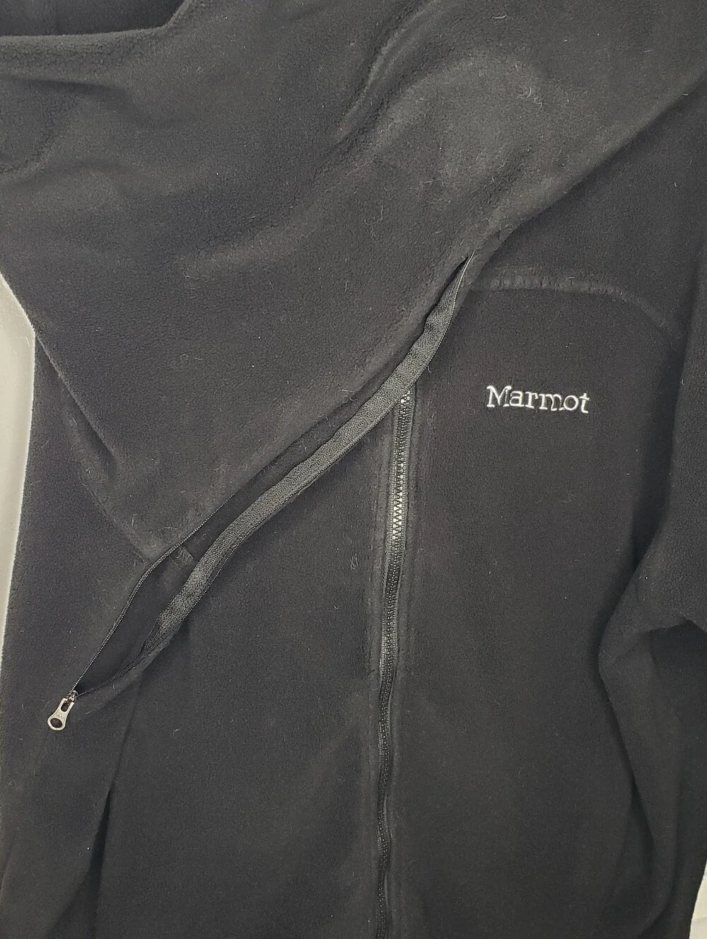 Marmot 3 in 1 Men's Drab Olive Green Hooded Rain Jacket Fleece Pockets Vents L